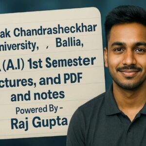 BCA AI 1st Semester.